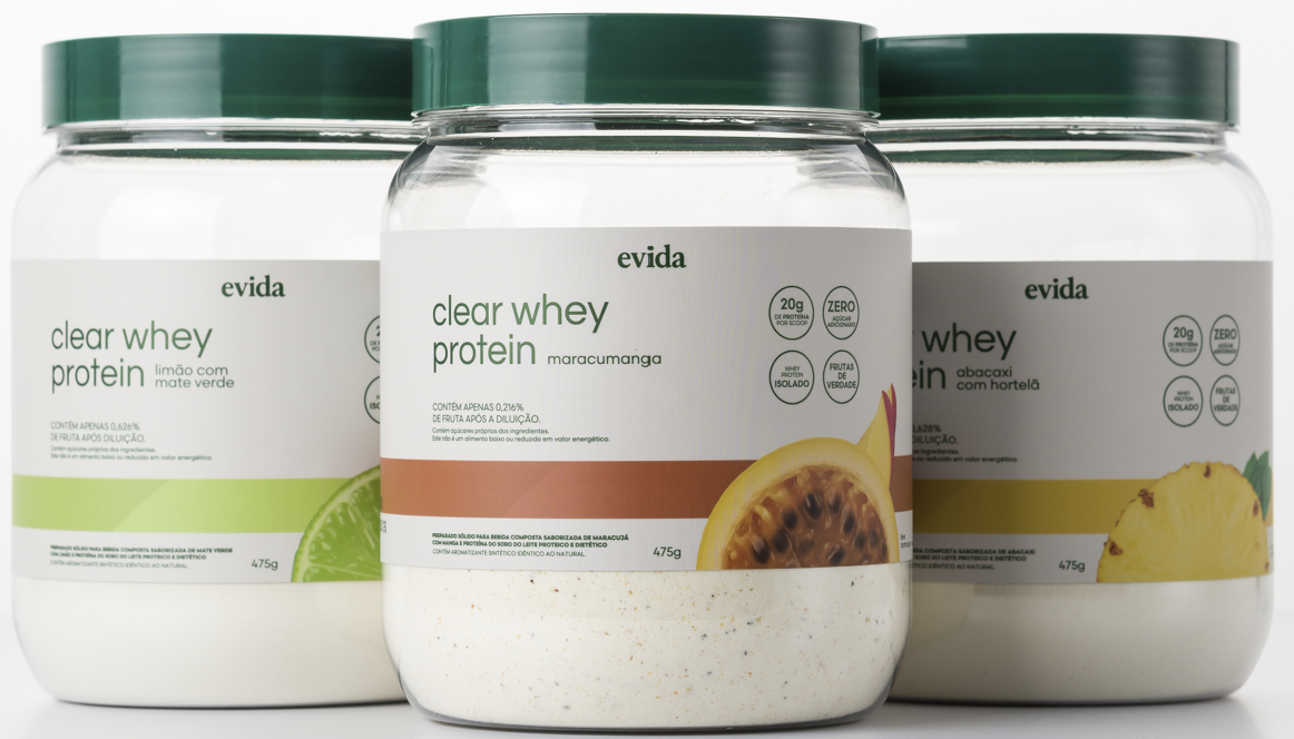 Vídeos UGC para whey protein estilo suco.
